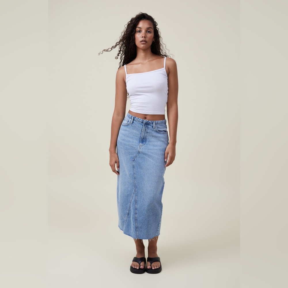 Cotton On Denim Midi